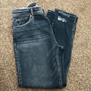 KanCan High Rise Rolled Hem Boyfriend jeans